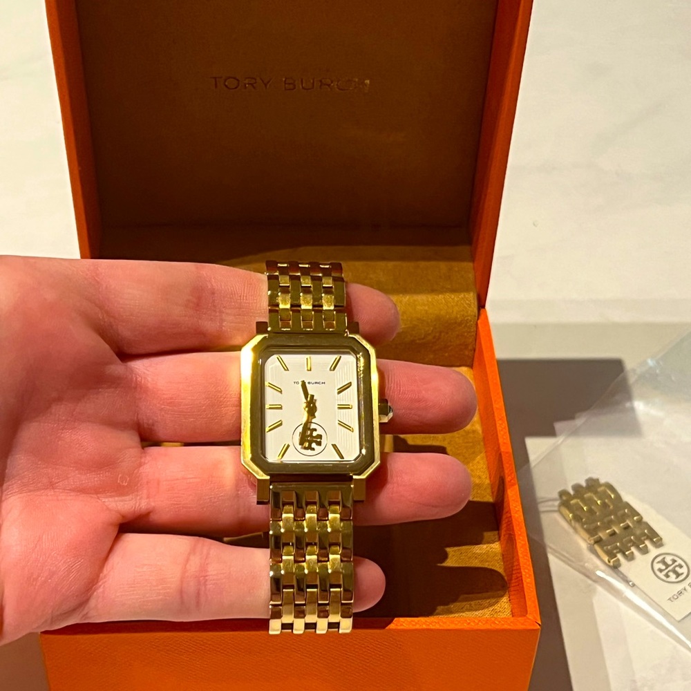 Gold Tory Burch Watch